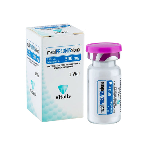 Metilprednisolona 500 Mg 1 Ampolla Vt