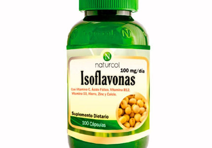Isoflavonas De Soya 100 Capsulas Naturcol