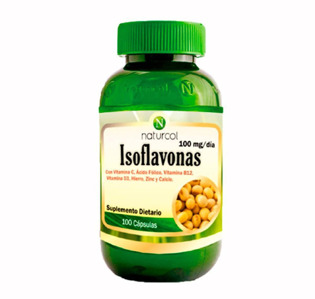 Isoflavonas De Soya 100 Capsulas Naturcol