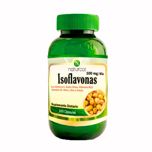 Isoflavonas De Soya 100 Capsulas Naturcol