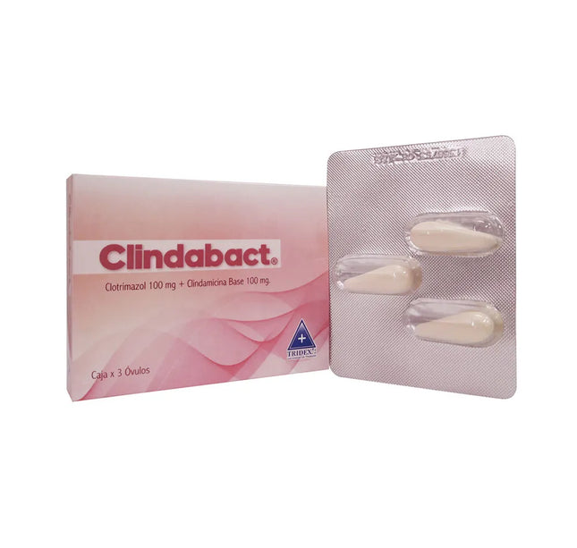 Clindabact (Clinda+Clotri) 3 Ovulos Vaginal