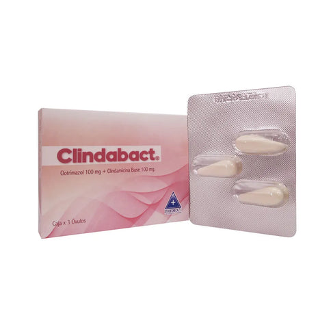 Clindabact (Clinda+Clotri) 3 Ovulos Vaginal