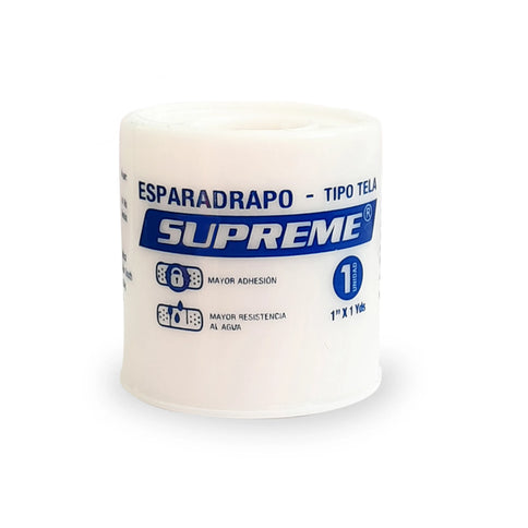 Esparadrapo Tela Blanco Supreme 1X1 Yard
