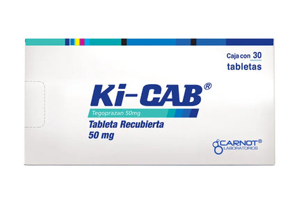 Ki-Cab Tegoprazan 50Mg 30 Tabletas Recubiertas