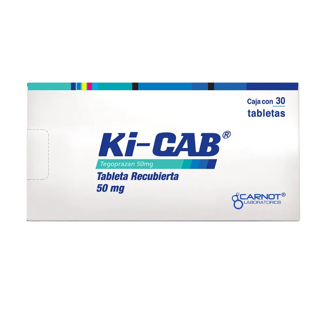 Ki-Cab Tegoprazan 50Mg 30 Tabletas Recubiertas
