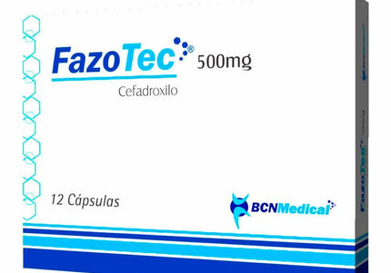 Fazotec 500 Mg 12 Capsulas