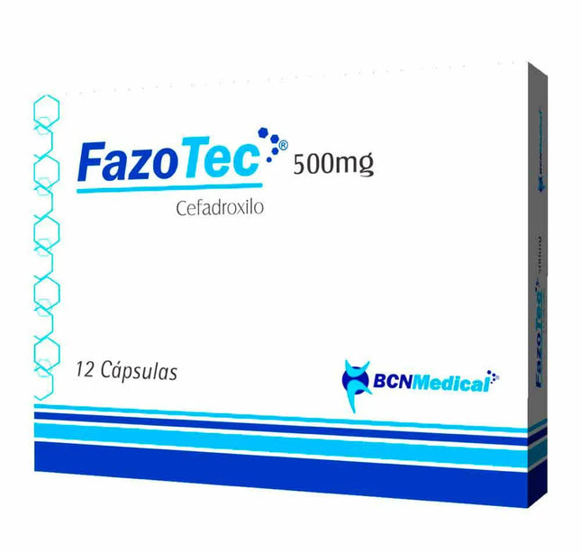 Fazotec 500 Mg 12 Capsulas