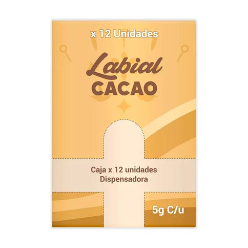 Labial Cacao 5Grs Paq 12 Und
