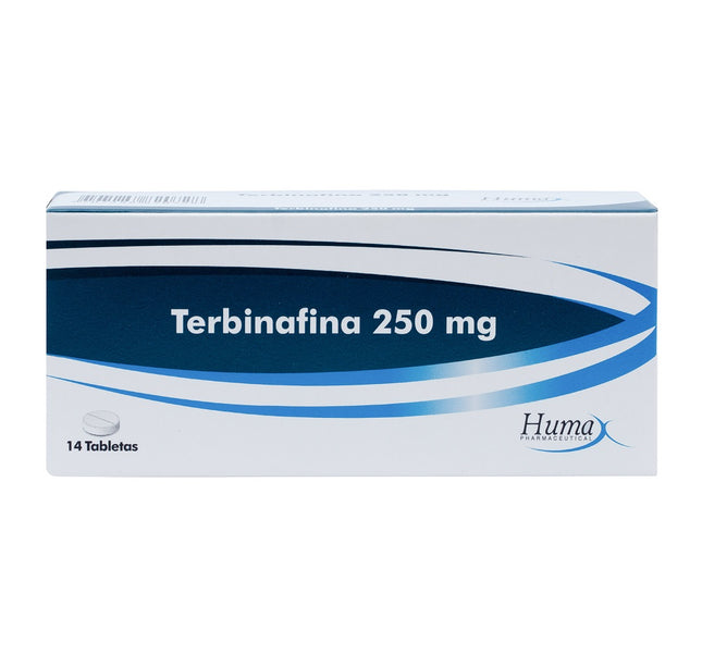 Terbinafina 250 Mg 14 Tabletas Hp