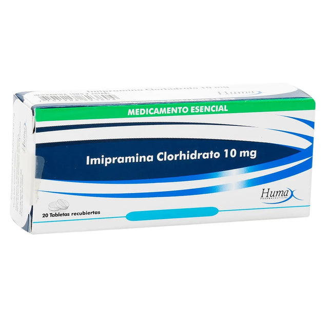 Imipramina Clorhidrato 10 Mg 20 Tabs Rec
