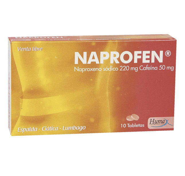 Naprofen 220 Mg 10 Tabletas
