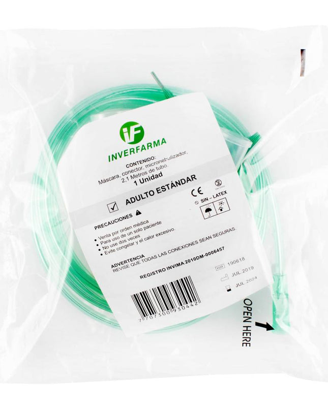 KIT NEBULIZACION ADULTO INVERFARMA