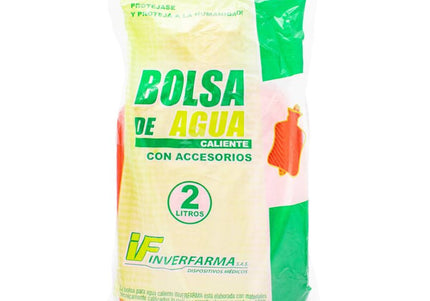 Bolsa Agua Caliente 2 Lt Con Accesorios Inverfarma