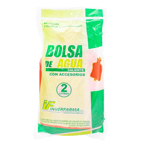 Bolsa Agua Caliente 2 Lt Con Accesorios Inverfarma