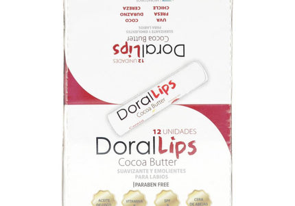 Doral Lips Manteca De Cacao 5 Gr 12 Unidades