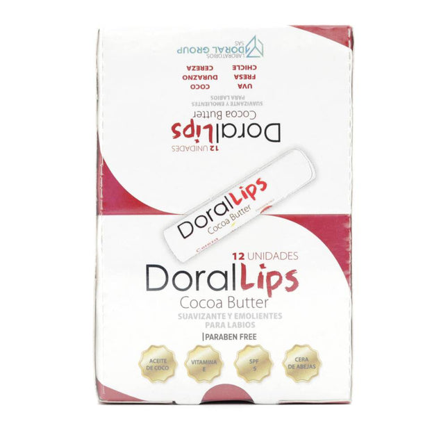 Doral Lips Manteca De Cacao 5 Gr 12 Unidades