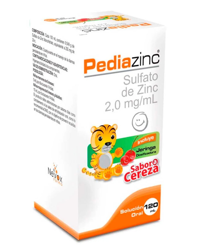 PEDIAZINC SOLUCION ORAL 120 ML