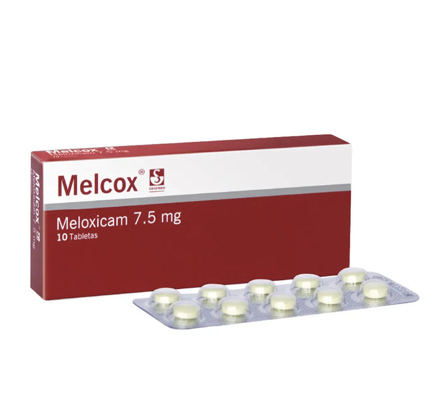 Melcox 7.5 Mg 10 Tabletas