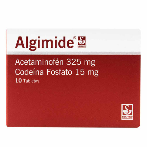 Algimide 325/15 10 Tbs Acetaminofen/Codeina