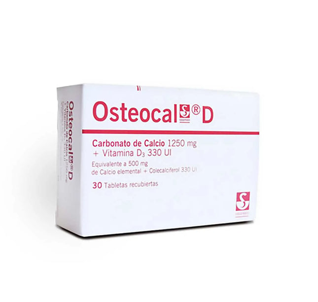 Osteocal D 1250Mg/330Ui 30 Tabletas
