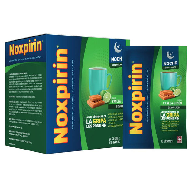 NOXPIRIN F ADUL.NOCHE PANELA LIMON 24SBS