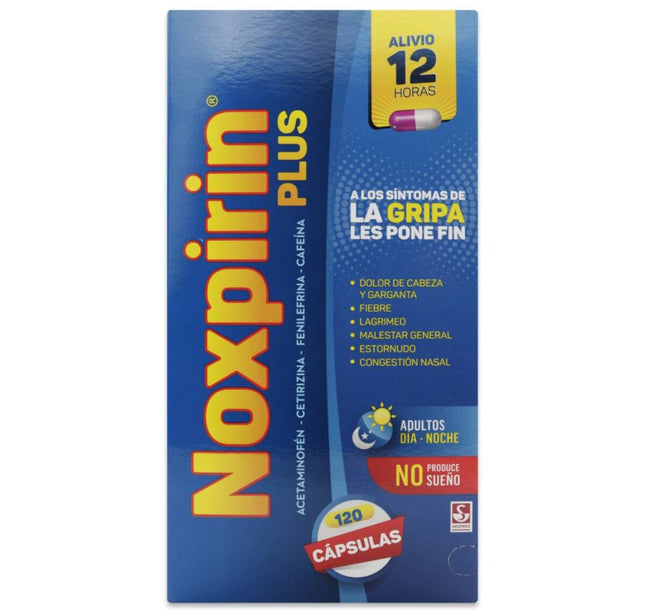 NOXPIRIN PLUS 120 CAPSULAS