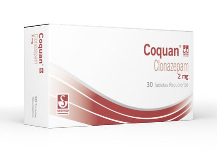 Coquan Clonazepam 2 Mg 30 Tabletas