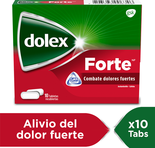 Dolex Forte 500 Mg 10 Tabletas
