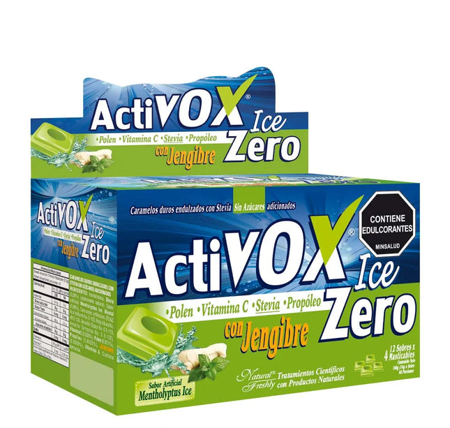Activox Zero Jengibre Mentholyptu 12 Sbs