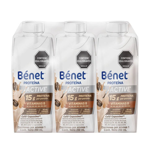 Bebida Benet Capuchino Tripack 250Ml