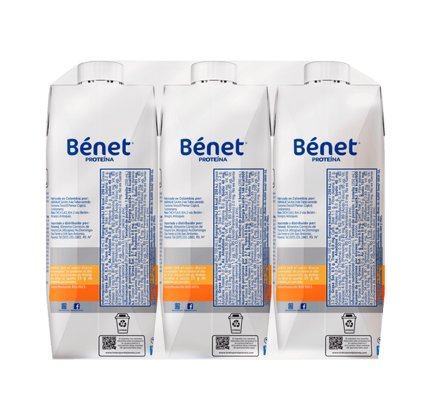 Bebida Benet Vainilla Bana Tripack 250Ml