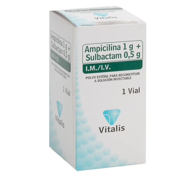 Ampicilina+Sulbactam 1Amp 1.5Gr. Vt