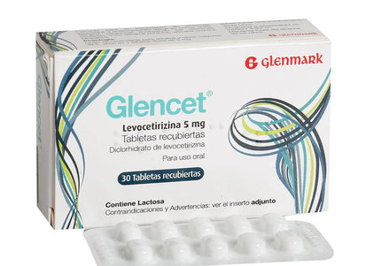 Glencet 5 Mg 30 Tabletas