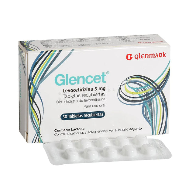 Glencet 5 Mg 30 Tabletas