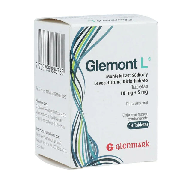 Glemont L 10Mg+5Mg 14 Tabletas