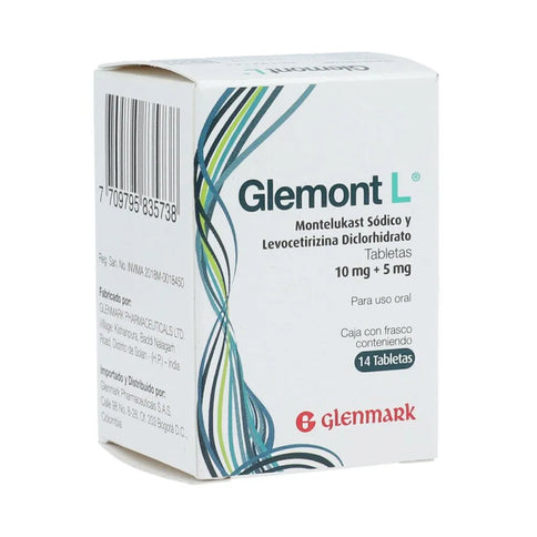 Glemont L 10Mg+5Mg 14 Tabletas