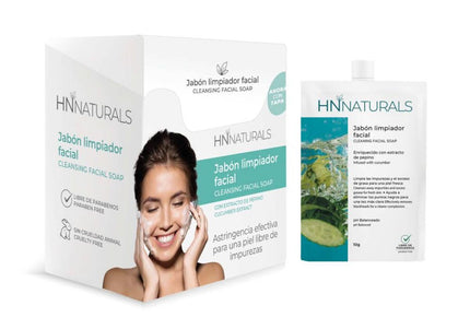Jabon Limpiador Facial 12 Sobres Natural