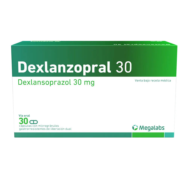 Dexlanzopral 30 Mg 30 Capsulas