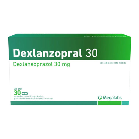 Dexlanzopral 30 Mg 30 Capsulas