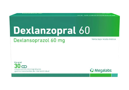 Dexlanzopral 60 Mg 30 Capsulas