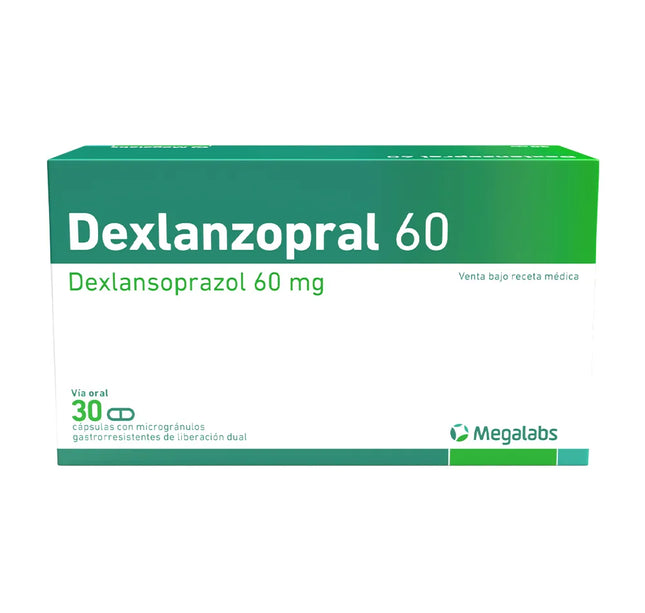 Dexlanzopral 60 Mg 30 Capsulas