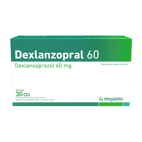 Dexlanzopral 60 Mg 30 Capsulas