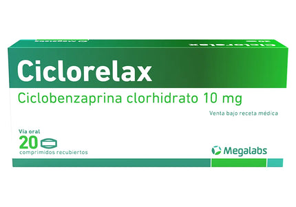 Ciclorelax 10 Mg 20 Comprimidos