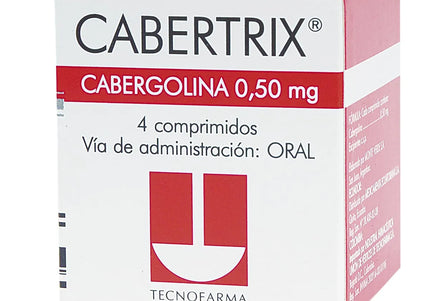Cabertrix 0.5 Mg 4 Tabletas