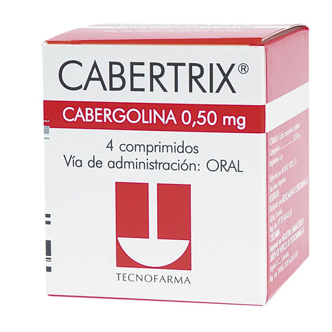 Cabertrix 0.5 Mg 4 Tabletas
