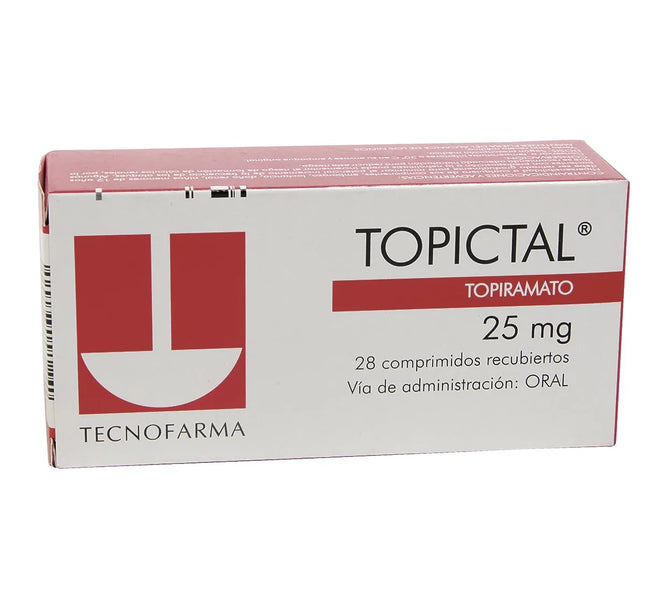 Topictal 25 Mg 28 Tabletas