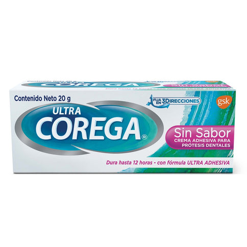 Crema Corega 3D Ultra Sin Sabor 20 Gr