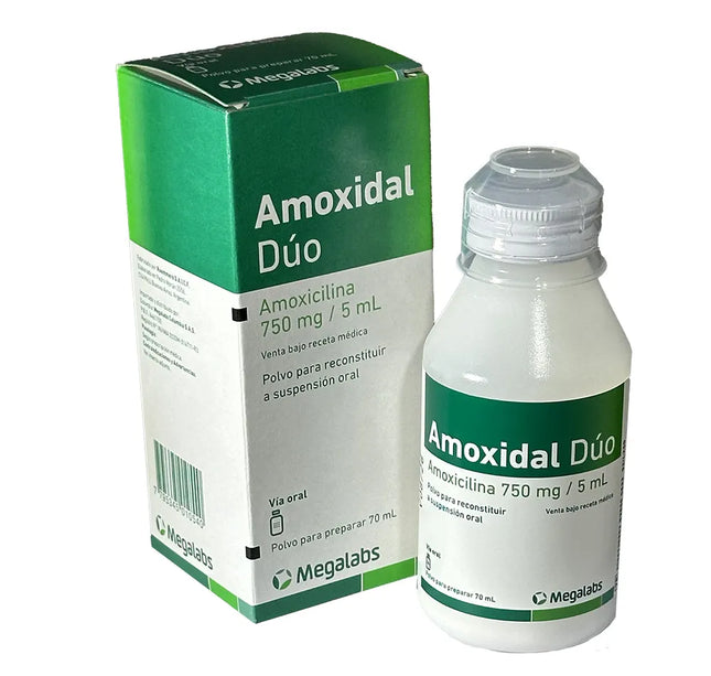 Amoxidal Duo 750 Mg Suspension 70 Ml