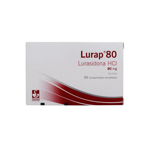 Lurap 80 Miligranos 30 Tabletas