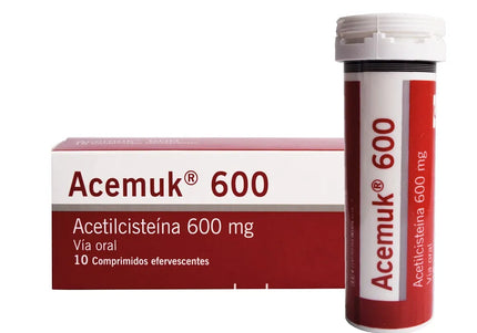 Acemuk 600 Mg 10 Comprimidos Efervecente